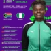 Aline Guimbang au sifflet de Nigéria - Afrique du Sud