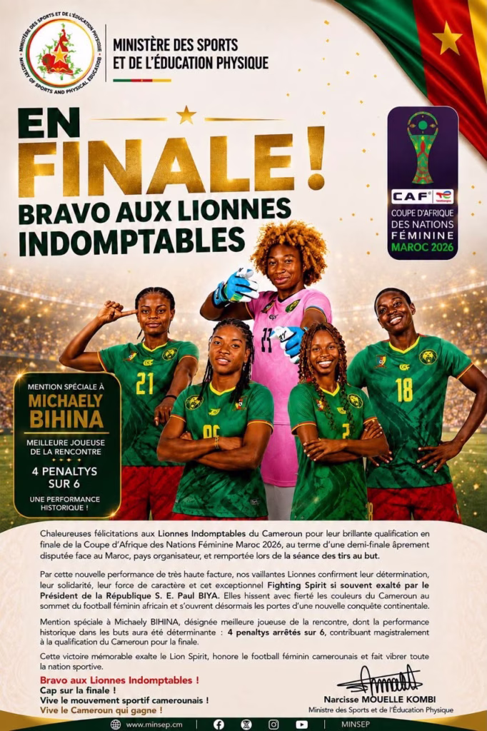 Mouelle Kombi Lionnes Indomptables