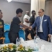Grégoire Owona rend visite aux Lionnes Indomptables