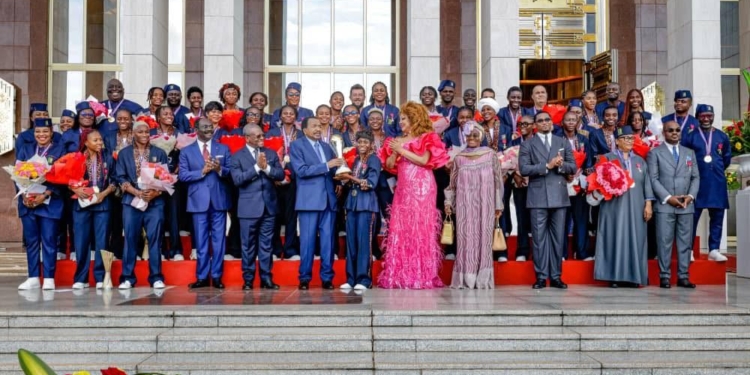 Paul Biya reçoit les Lionnes indomptables championnes d'Afrique 2026