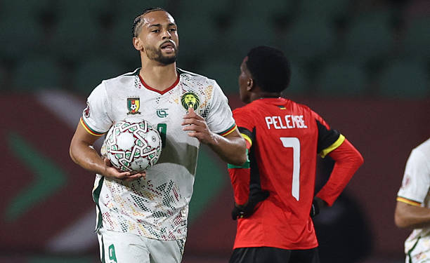 Frank Magri après son but contre le Mozambique lors du match du groupe F de la CAN 2025