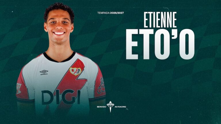 Etienne, fils de Samuel Eto&rsquo;o, prêté au Racing Ferrol